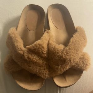 Fur Sandals